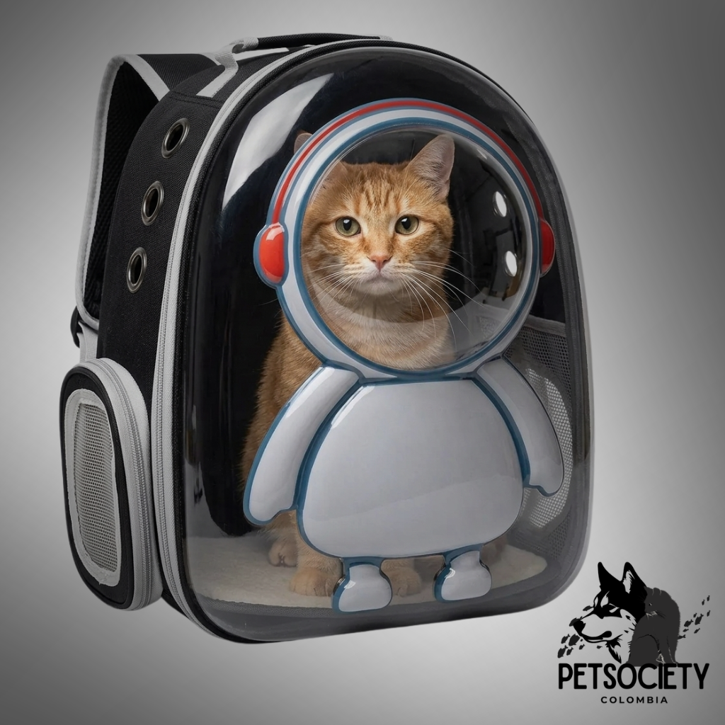 MORRAL DE ASTRONAUTA PARA TRANSPORTE DE MASCOTAS