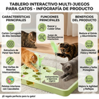 RASCADOR INTERACTIVO PARA GATOS