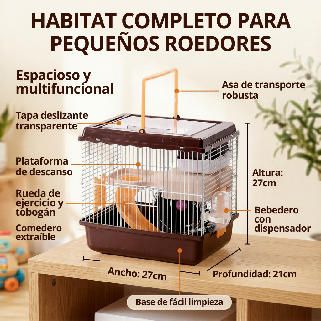 JAULA PARA HAMSTERS ESTANDAR
