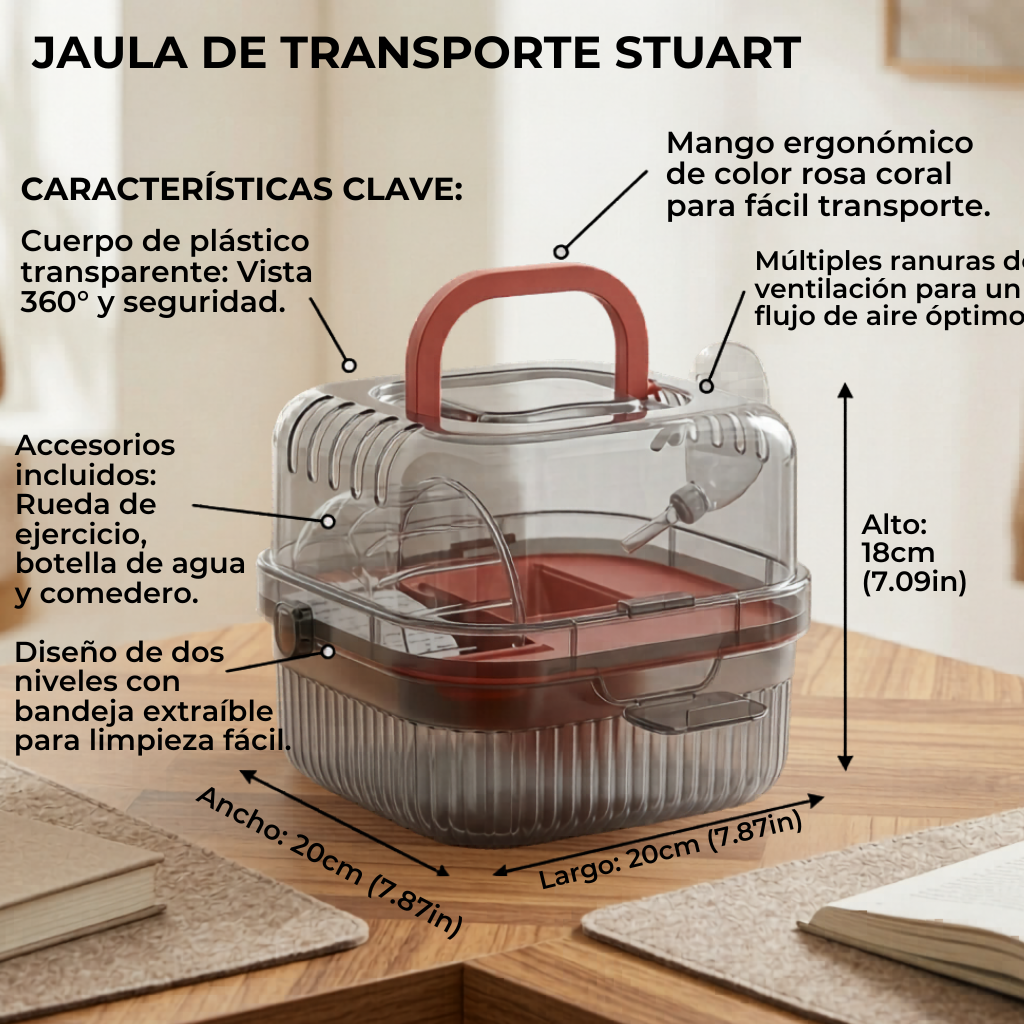JAULA DE TRANSPORTE STUART