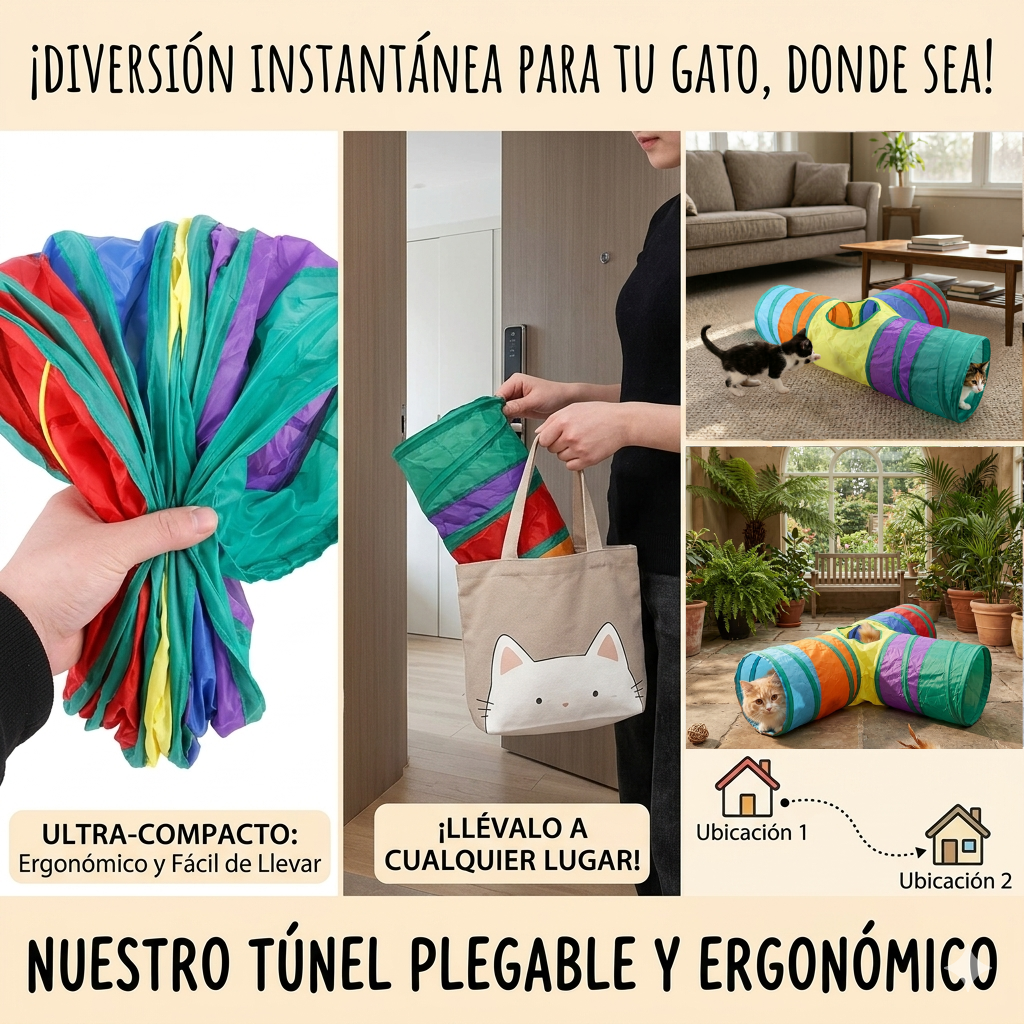 TÚNEL PARA GATOS