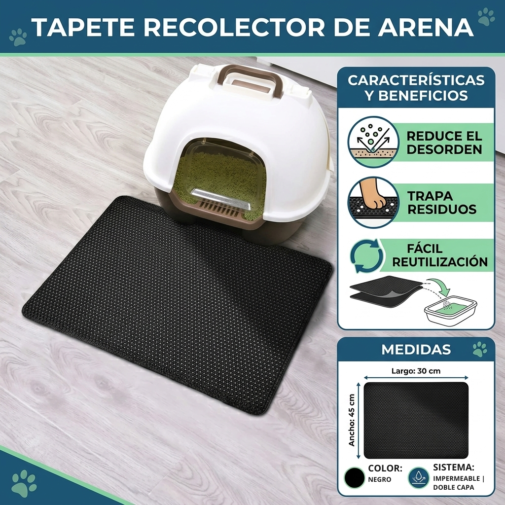 TAPETE RECOLECTOR DE ARENA