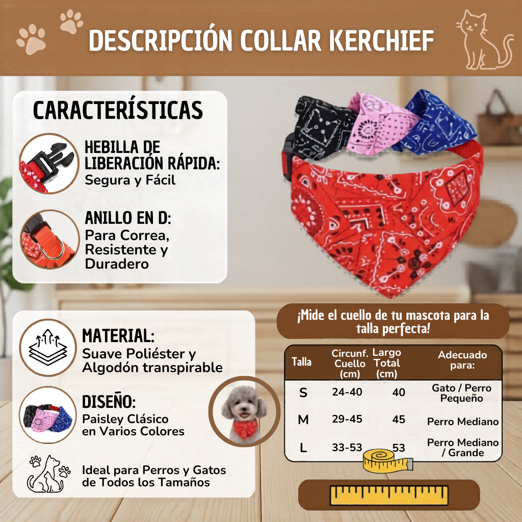 COLLAR KERCHIEF X4