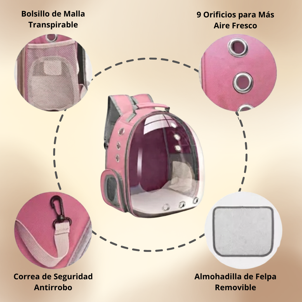 MORRAL PARA TRANSPORTE DE MASCOTAS