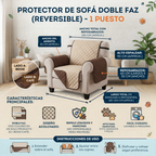 CUBRE SOFA DE (1) UN PUESTO