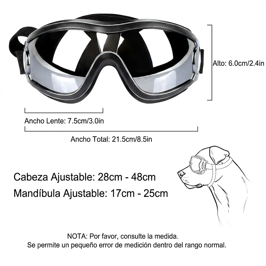 GAFAS DE PROTECCIÓN PARA PERROS