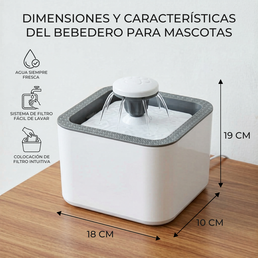 FUENTE DE AGUA PARA GATOS O PERROS PEQUEÑOS