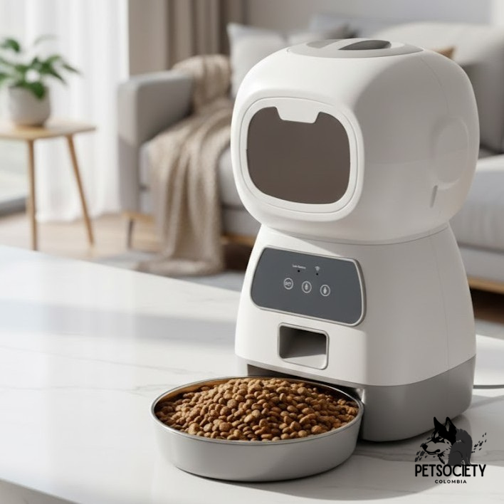 DISPENSADOR DE COMIDA INTELIGENTE DE 3.5L