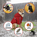 CHAQUETA TERMICA E IMPERMEABLE PARA PERROS