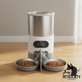 DISPENSADOR DE COMIDA DOBLE DE 4.5L