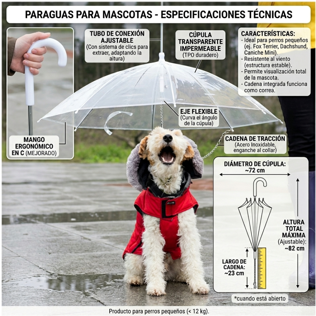 SOMBRILLA PARA MASCOTA